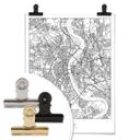 Póster mapa ciudad Colonia