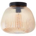 Deckenleuchte Junis, braun, 21,8 x 25 cm, Glas Deckenleuchte