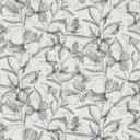 Papel pintado no tejido, papel pintado motivo floral La Terrasse gris