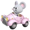 Wallsticker - Agullo - Mus i rosa bil