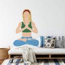 Muursticker Yoga Lotus