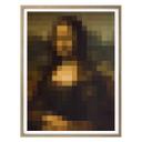 Póster Pixelart - da Vinci - Mona Lisa