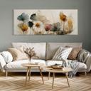 Canvasbillede Buket af tørrede blomster - Treechild - Panorama