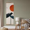 Póster de tela - Kubistika - Sueños en la noche - Panorama