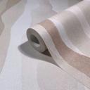 Non-woven tapet i beige grå abstrakte striber grafisk moderne 
