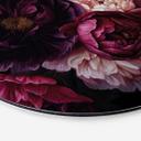 Vægcirkel Blomsterbuket med pæoner - UN Designs – print på aluminium (Alu-Dibond)