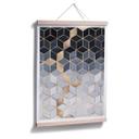 Frederiksson Plakat - Blue Geometry - Blå Geometri