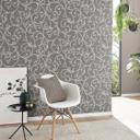 Ornamentalt tapet Opus brun
