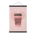 Póster de tela de café - Eleonora - Love you a Latte