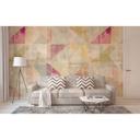 Architects Paper Papier peint photo Atelier 47 Used Triangle rose, crème, beige