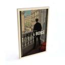Cuadro de madera Like a Boss - Inspirado en Caillebotte - Joven en la ventana