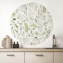 Vinilo decorativo de hierbas y flores silvestres - UN Designs - Redondo