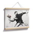 Plakat - Banksy - Flower Thrower
