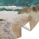 Klitsti til stranden - Maritimt Fototapet - Hobday - Rundt - vliesetapet/selvklæbende non-woven tape