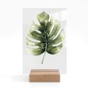 Kvilis borddekoration - Monstera-blad
