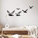 Wallsticker Flok af måger (5 stk.)