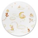 Tableau sur alu-Dibond rond Oliver Robins - Sweet Dreams blanc