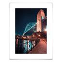 Póster Sídney de noche - El puente