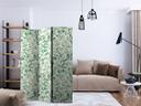 Screen room divider - Naturlig skønhed, 3-delt