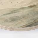 Houten Wanddecoratie Mistig berglandschap aquarel - Ms Tiff - Rond