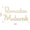 Décoration en bois placage peuplier Ramadan Mubarak