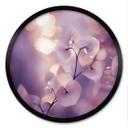 Póster Orquídea delicada en morado - Treechild - Redondo