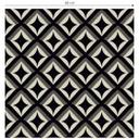Tapet med mønster sort-beige ornamenter - Treechild