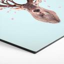 Hexagon Dibond Loose - Cherry Blossom Deer