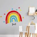 Muursticker Regenboog met Hartjes