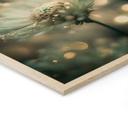 Cuadro de madera Delicado destello de flores - Treechild