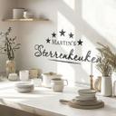 Muursticker + Naam Sterrenkeuken