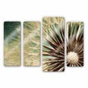 Tableau en verre - Pissentlit (4 parties)