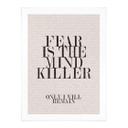 Plakat Filmcitat fra Dune - Fear is the Mind-Killer