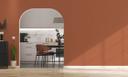 Premium vægmaling rød orange - PURO c9005 støvet orange