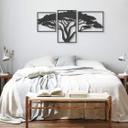 Decoración en madera MDF Árbol africano (3 piezas)