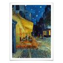 Póster van Gogh - Terraza del café al atardecer