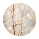 Plakat Filigranblade Beige - Treechild - Rund