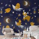 Fotomural habitación infantil - animales del bosque por la noche - UN Designs