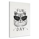 Lienzo Gato con gafas de sol - Fun Friday Cat - Korenkova