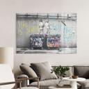 Akrylbillede Banksy - Life is short