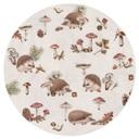 Vinilo decorativo "Dulces erizos en el bosque de otoño" - Kikki Belle - Redondo