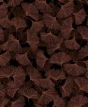 Papel pintado no tejido 3D, hojas naturaleza floral mate en marrón