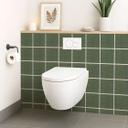 Azulejos Adhesivos espiga filigrana - verde naranja - lote de 12