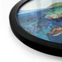 Poster Rond Goed Blauw - Onderwater