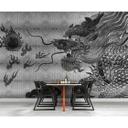 Fotomural Paredes de Patel 3 Shenzen 3 plata, gris, negro