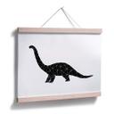 Póster Nouveauprints - Dinosaurio geométrico Diplodoccus