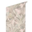 Tapet med mønster tropiske blade i pastelfarvet jungle - Bloomery Decor
