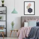 Plakat - Nouveauprints - Hexagons pink