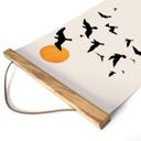 Póster de tela Aves migratorias camino del sur - Kubistika