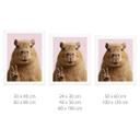 Poster animal Peace Capybara